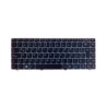 Teclado para Laptop Lenovo® Z450 color y Gris Frame color Negro